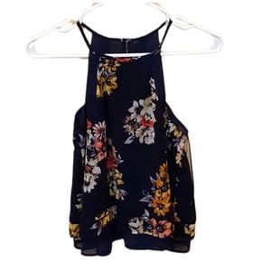 Sienna Sky XS Blue Floral Blouse